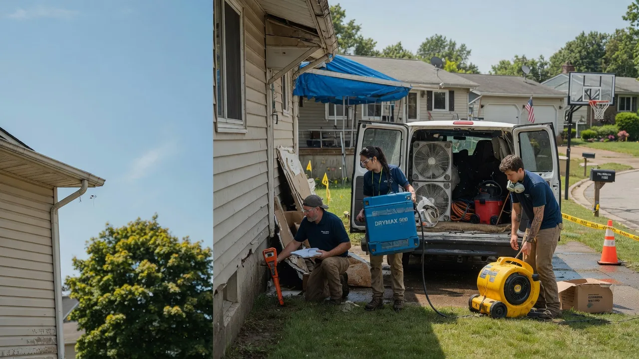 Ceiling Leak Cleanup in Gwynedd, PA near me